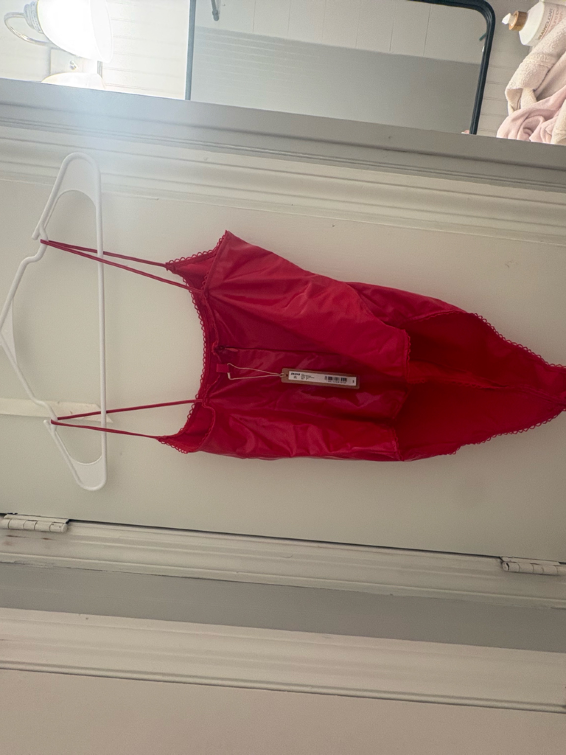 Discoutinued Skims Valentine’s Day Body Suit Red And Brown Body Suit